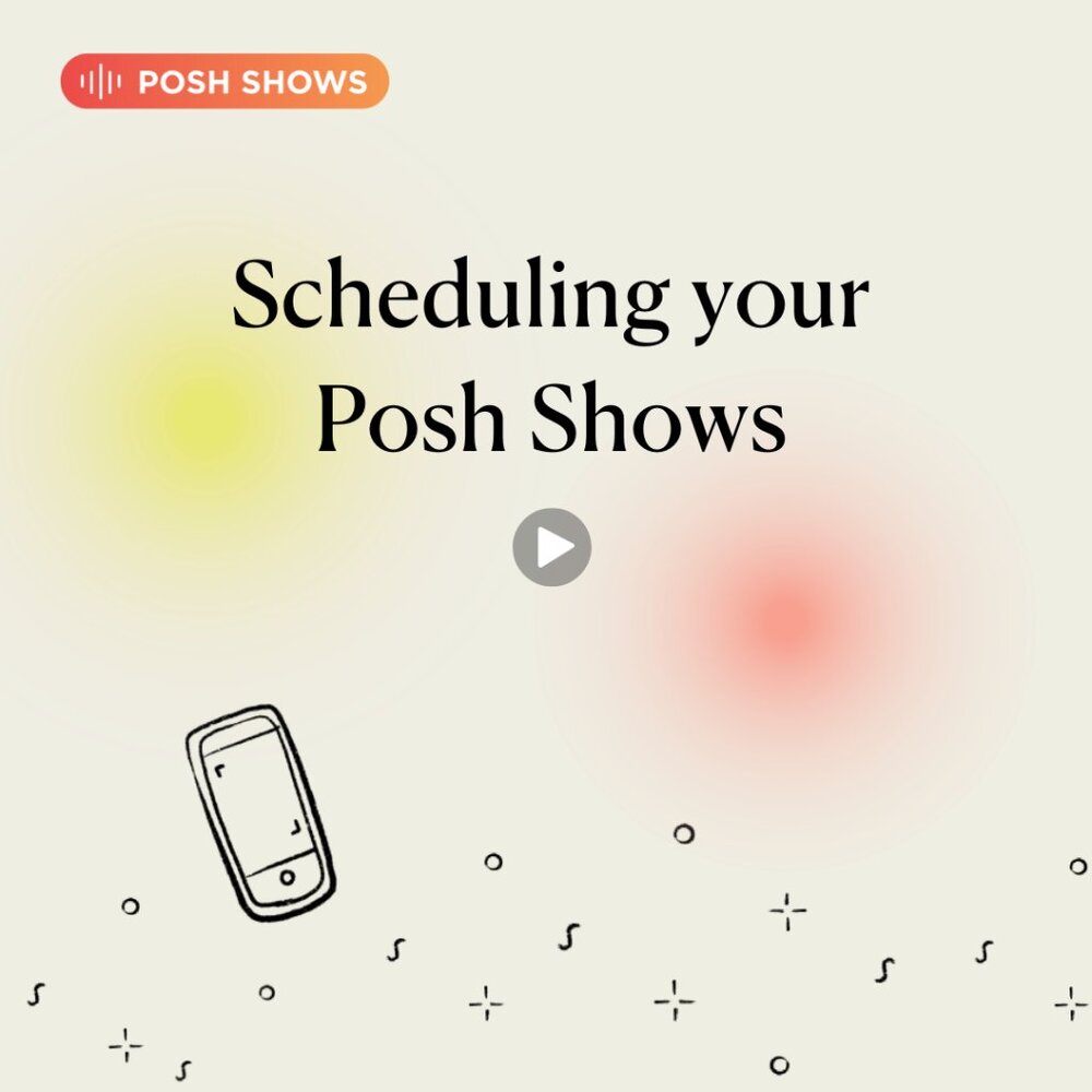 #PoshTip - Scheduling your Shows